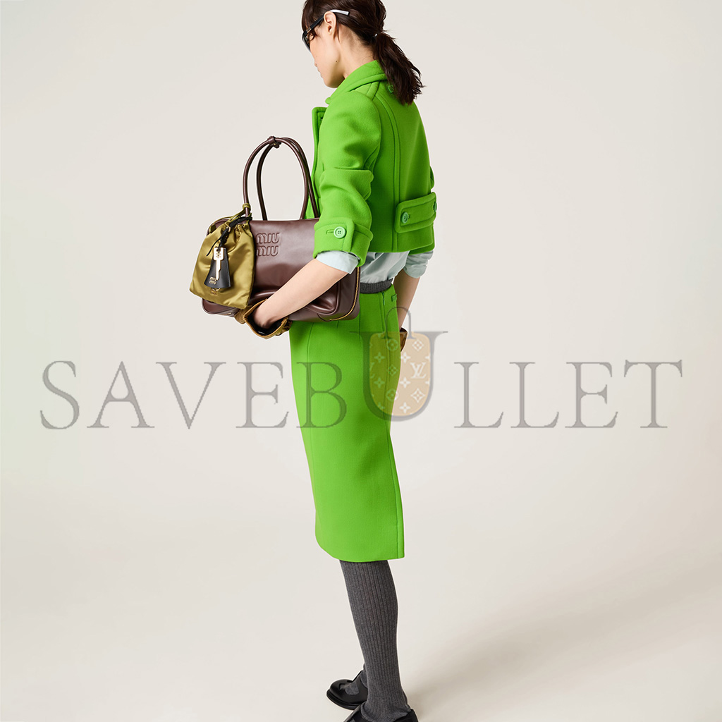 M1v M1v leather beau bag 5bb117 (34*23*10cm)